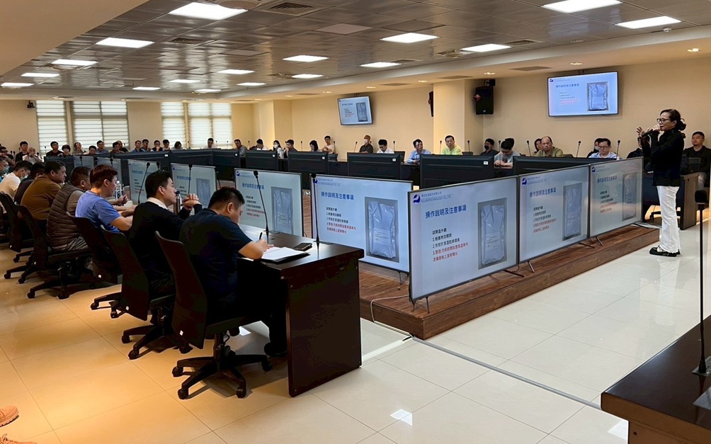 ▲圖說：配合內政部警政署，中市警察局對前線員警進行唾液毒品快篩試劑教育訓練 （圖／台中市政府 提供）