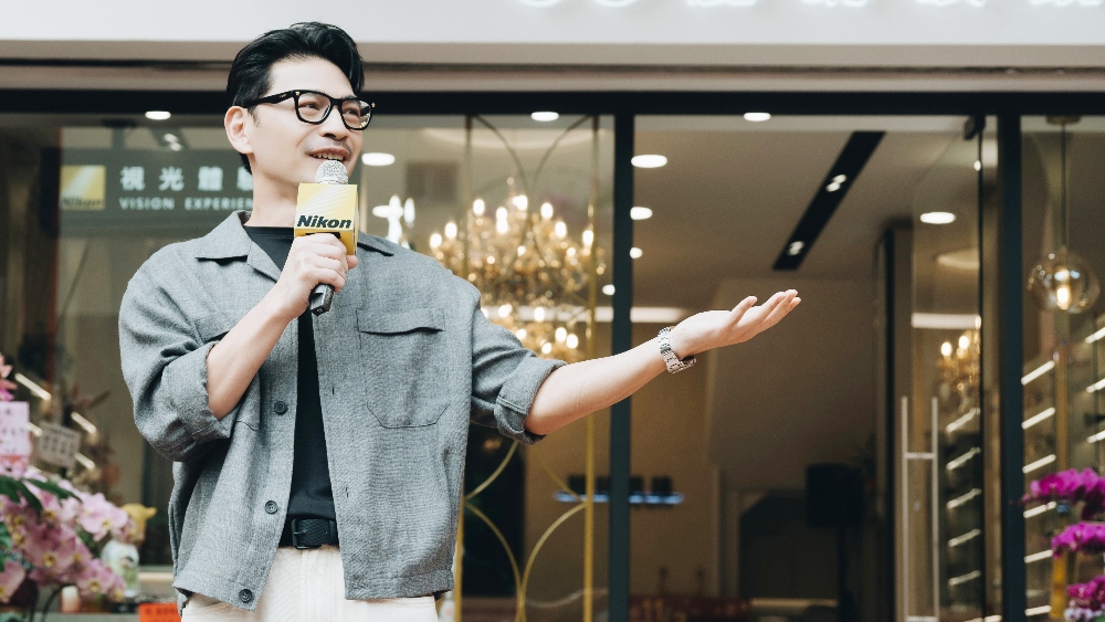 圖▲阿KEN出席Nikon鏡片視光體驗中心8週年活動。