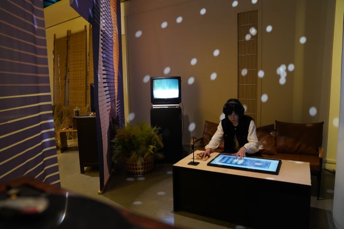 《圖說》《新北隱客拾光》與3位藝術家共同策劃互動式體驗,其中和Puzzleman的合作,讓民眾現場進行創作,打造全新客家音樂。〈客家局提供〉